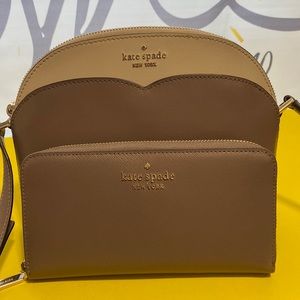 Kate spade purse and matching wallet. Barely used